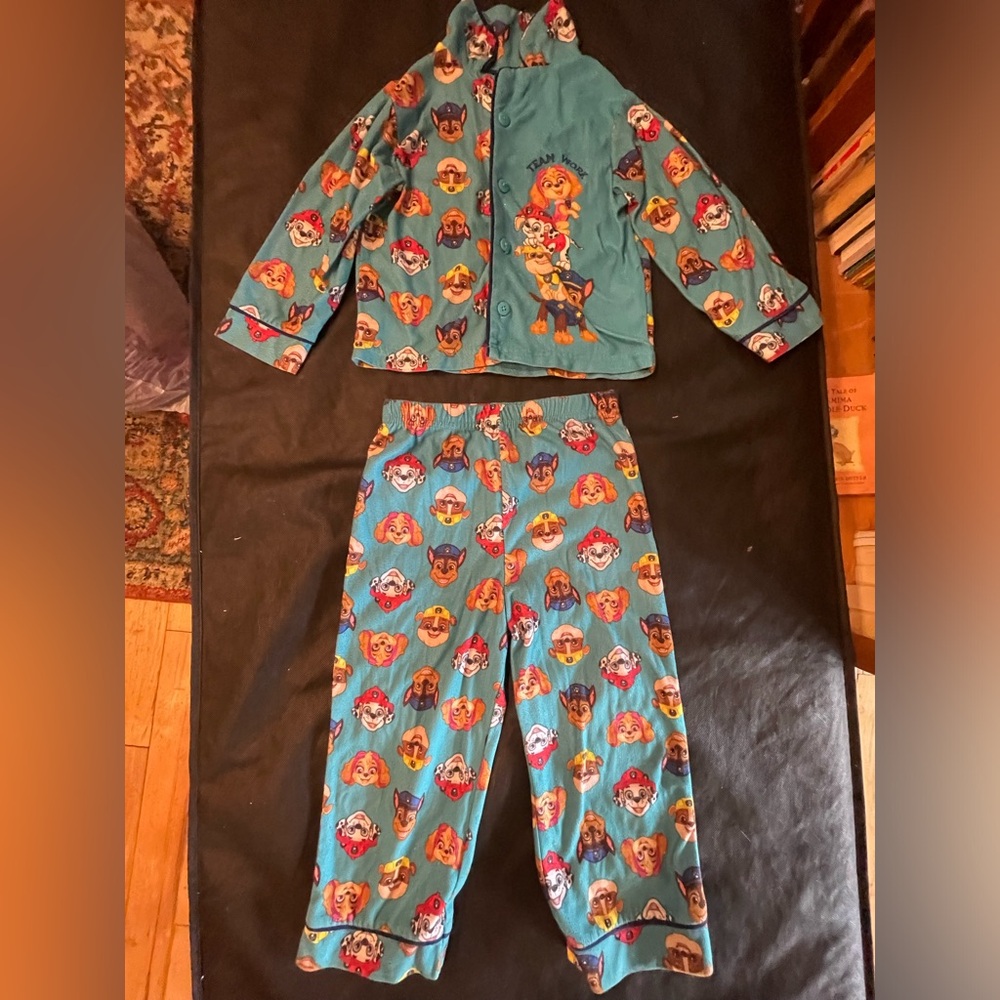 Nickelodeon Paw Patrol Pajama Set - Teal and Multicolor
